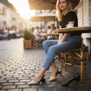 NIB Manolo Blahnik Raffro Slingback Pumps Size 41 $745